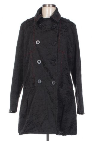 Γυναικείο παλτό Desigual, Μέγεθος XL, Χρώμα Μαύρο, Τιμή 46,59 €