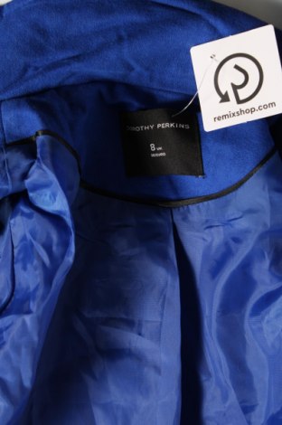 Dámský kabát  Dorothy Perkins, Velikost S, Barva Modrá, Cena  201,00 Kč
