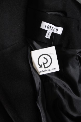 Γυναικείο παλτό Edited, Μέγεθος M, Χρώμα Μαύρο, Τιμή 56,19 €