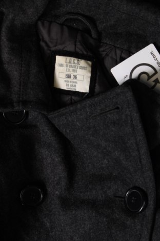 Дамско палто H&M L.O.G.G., Размер S, Цвят Сив, Цена 32,10 лв.