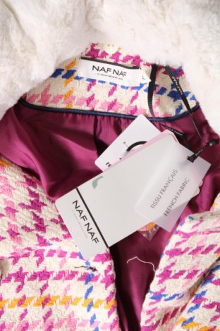 Γυναικείο παλτό Naf Naf, Μέγεθος S, Χρώμα Πολύχρωμο, Τιμή 120,31 €