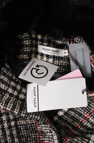 Γυναικείο παλτό Naf Naf, Μέγεθος XS, Χρώμα Πολύχρωμο, Τιμή 100,26 €