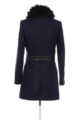 Γυναικείο παλτό Naf Naf, Μέγεθος XS, Χρώμα Μπλέ, Τιμή 76,20 €