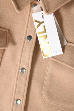 Дамско палто ONLY, Размер S, Цвят Бежов, Цена 34,20 лв.