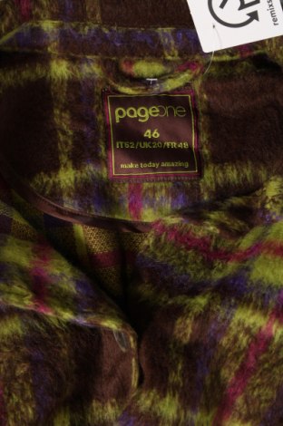 Γυναικείο παλτό Page One, Μέγεθος XL, Χρώμα Πολύχρωμο, Τιμή 5,94 €