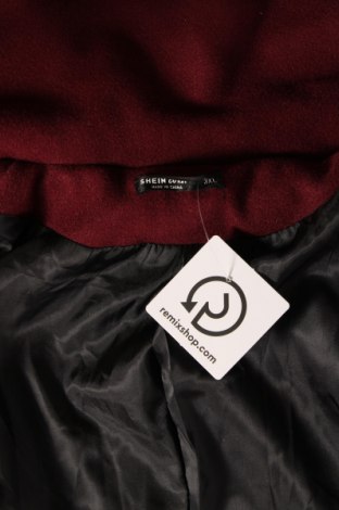 Palton de femei SHEIN, Mărime 3XL, Culoare Roșu, Preț 63,35 Lei
