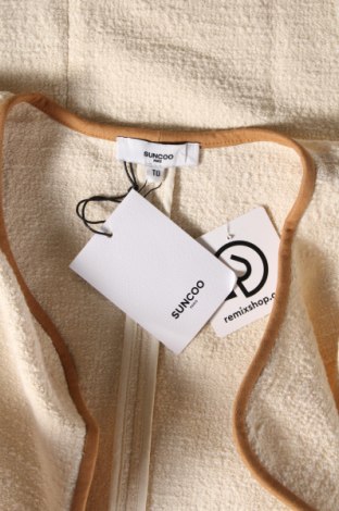 Γυναικείο παλτό SUNCOO, Μέγεθος XS, Χρώμα  Μπέζ, Τιμή 19,25 €