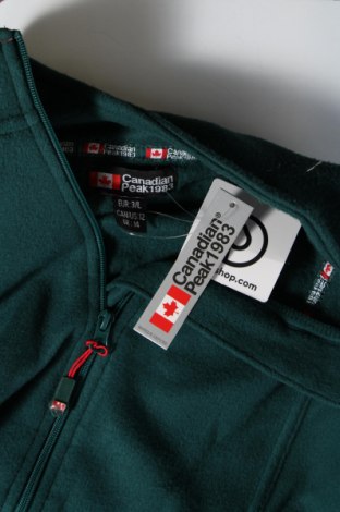 Γυναικεία ζακέτα fleece Canadian Peak, Μέγεθος L, Χρώμα Πράσινο, Τιμή 31,55 €