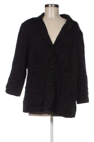 Γυναικείο σακάκι, Μέγεθος 3XL, Χρώμα Μαύρο, Τιμή 18,24 €