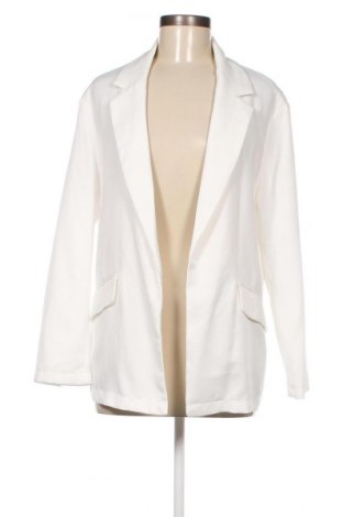 Γυναικείο σακάκι Bershka, Μέγεθος S, Χρώμα Λευκό, Τιμή 11,18 €
