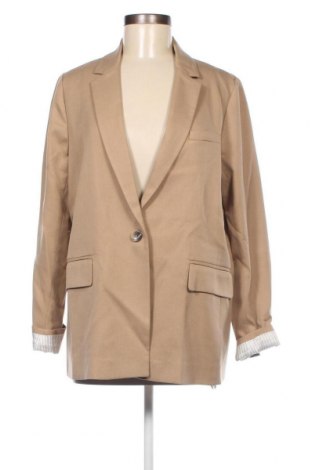 Γυναικείο σακάκι Caroll, Μέγεθος XL, Χρώμα  Μπέζ, Τιμή 47,21 €