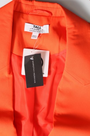 Дамско сако Dorothy Perkins, Размер S, Цвят Оранжев, Цена 109,00 лв.