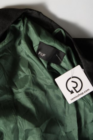 Γυναικείο σακάκι F&F, Μέγεθος XL, Χρώμα Μαύρο, Τιμή 7,62 €