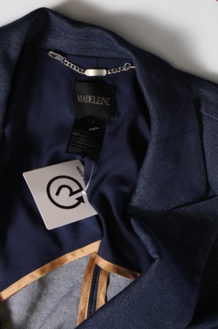 Γυναικείο σακάκι Madeleine, Μέγεθος M, Χρώμα Μπλέ, Τιμή 20,04 €
