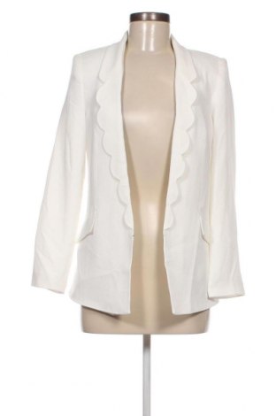 Γυναικείο σακάκι Naf Naf, Μέγεθος S, Χρώμα Λευκό, Τιμή 30,59 €