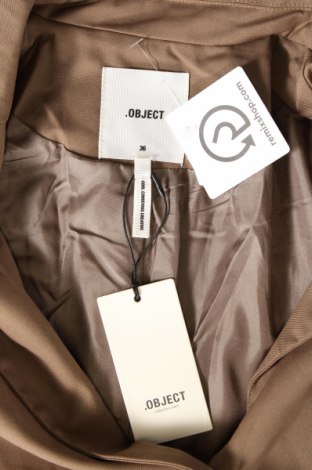 Γυναικείο σακάκι Object, Μέγεθος S, Χρώμα Καφέ, Τιμή 13,30 €