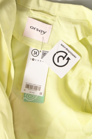 Dámske sako  Orsay, Veľkosť XS, Farba Zelená, Cena  13,35 €