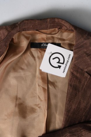 Γυναικείο σακάκι S.Oliver, Μέγεθος S, Χρώμα Καφέ, Τιμή 5,32 €