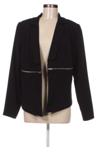 Γυναικείο σακάκι Zizzi, Μέγεθος L, Χρώμα Μαύρο, Τιμή 11,74 €