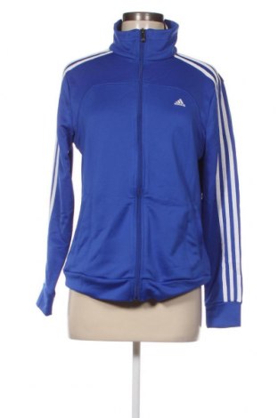 Γυναικεία αθλητική ζακέτα Adidas, Μέγεθος M, Χρώμα Μπλέ, Τιμή 21,03 €