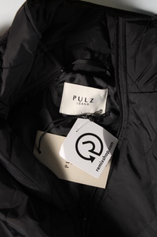 Γυναικείο μπουφάν Pulz Jeans, Μέγεθος L, Χρώμα Μαύρο, Τιμή 14,94 €