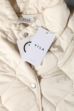 Γυναικείο μπουφάν VILA, Μέγεθος L, Χρώμα Εκρού, Τιμή 12,26 €