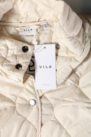Γυναικείο μπουφάν VILA, Μέγεθος XL, Χρώμα Εκρού, Τιμή 16,91 €