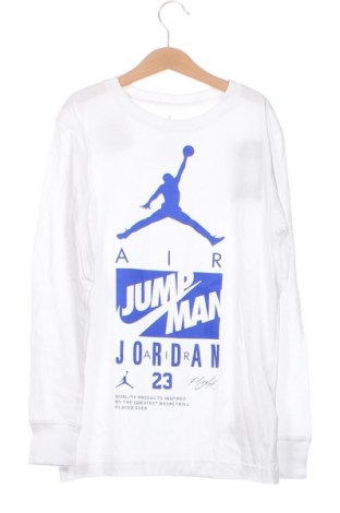 Детска блуза Air Jordan Nike, Размер 9-10y/ 140-146 см, Цвят Бял, Цена 53,10 лв.