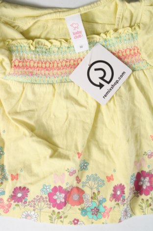 Παιδική μπλούζα Baby Club, Μέγεθος 3-6m/ 62-68 εκ., Χρώμα Κίτρινο, Τιμή 4,80 €