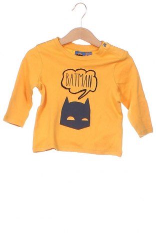 Παιδική μπλούζα Batman, Μέγεθος 9-12m/ 74-80 εκ., Χρώμα Κίτρινο, Τιμή 5,43 €