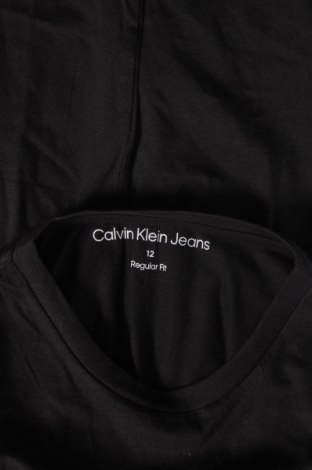 Детска блуза Calvin Klein Jeans, Размер 11-12y/ 152-158 см, Цвят Черен, Цена 44,55 лв.