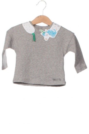 Детска блуза Catimini, Размер 6-9m/ 68-74 см, Цвят Сив, Цена 9,00 лв.