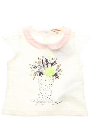 Детска блуза Du Pareil Au Meme, Размер 2-3m/ 56-62 см, Цвят Бял, Цена 14,40 лв.