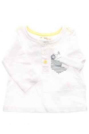 Bluză pentru copii Du Pareil Au Meme, Mărime 2-3m/ 56-62 cm, Culoare Alb, Preț 26,68 Lei