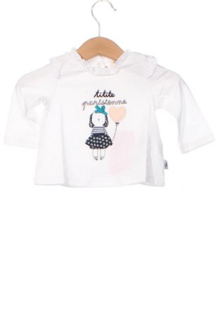 Dziecięca bluzka Du Pareil Au Meme, Rozmiar 2-3m/ 56-62 cm, Kolor Biały, Cena 103,95 zł