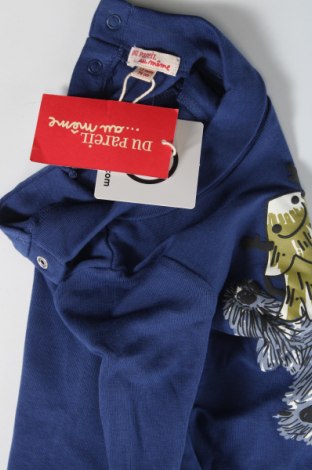 Παιδική μπλούζα Du Pareil Au Meme, Μέγεθος 9-12m/ 74-80 εκ., Χρώμα Μπλέ, Τιμή 6,06 €