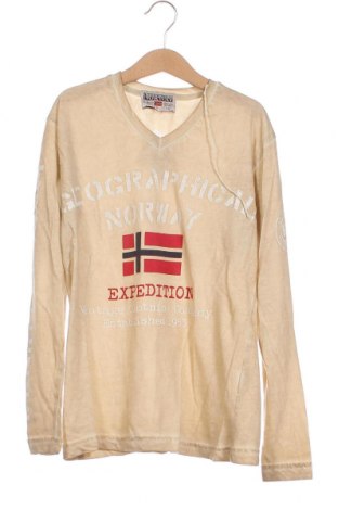 Bluză pentru copii Geographical Norway, Mărime 7-8y/ 128-134 cm, Culoare Bej, Preț 59,87 Lei