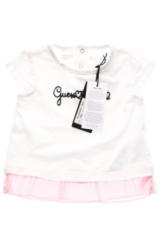 Dziecięca bluzka Guess, Rozmiar 6-9m/ 68-74 cm, Kolor Biały, Cena 137,59 zł