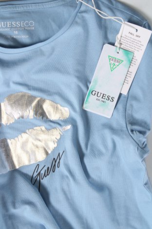 Kinder Shirt Guess, Größe 15-18y/ 170-176 cm, Farbe Blau, Preis 45,88 €