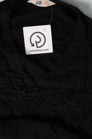 Детска блуза H&M, Размер 14-15y/ 168-170 см, Цвят Черен, Цена 4,68 лв.