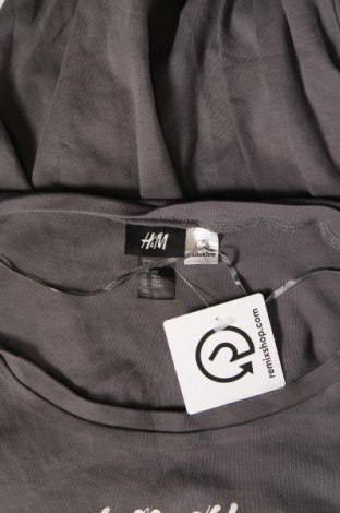 Детска блуза H&M, Размер 14-15y/ 168-170 см, Цвят Сив, Цена 4,76 лв.