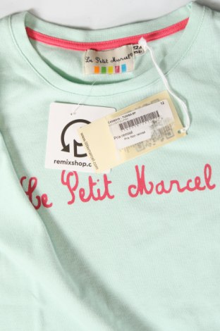 Παιδική μπλούζα Le Petit Marcel, Μέγεθος 11-12y/ 152-158 εκ., Χρώμα Πράσινο, Τιμή 25,26 €