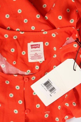 Детска блуза Levi's, Размер 13-14y/ 164-168 см, Цвят Оранжев, Цена 13,35 лв.