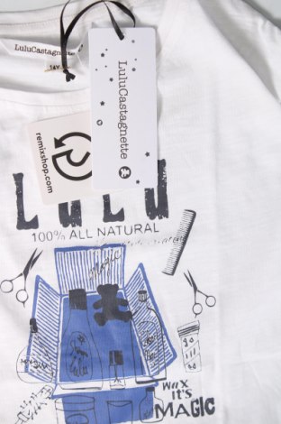 Детска блуза LuluCastagnette, Размер 13-14y/ 164-168 см, Цвят Бял, Цена 39,00 лв.