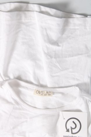 Dziecięca bluzka Oviesse, Rozmiar 4-5y/ 110-116 cm, Kolor Biały, Cena 32,63 zł
