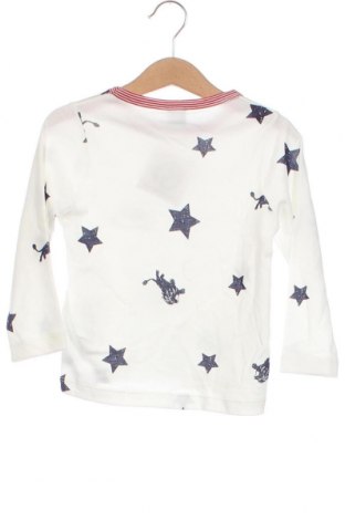 Детска блуза Petit Bateau, Размер 18-24m/ 86-98 см, Цвят Бял, Цена 49,00 лв.