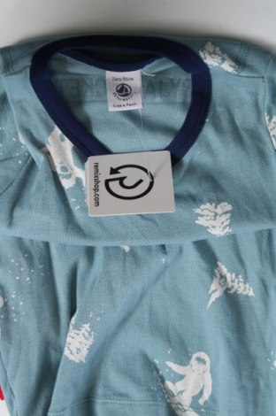Kinder Shirt Petit Bateau, Größe 18-24m/ 86-98 cm, Farbe Blau, Preis 23,20 €