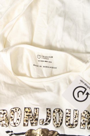 Детска блуза Primark, Размер 12-13y/ 158-164 см, Цвят Бял, Цена 19,00 лв.