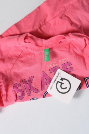 Παιδική μπλούζα United Colors Of Benetton, Μέγεθος 1-2m/ 50-56 εκ., Χρώμα Ρόζ , Τιμή 3,06 €