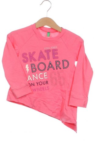 Kinder Shirt United Colors Of Benetton, Größe 1-2m/ 50-56 cm, Farbe Rosa, Preis 3,44 €